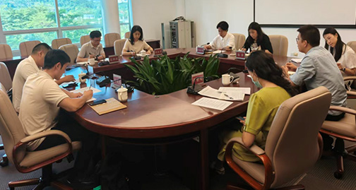 中心赴市科创局调研科研二类事业单位经费管理情况